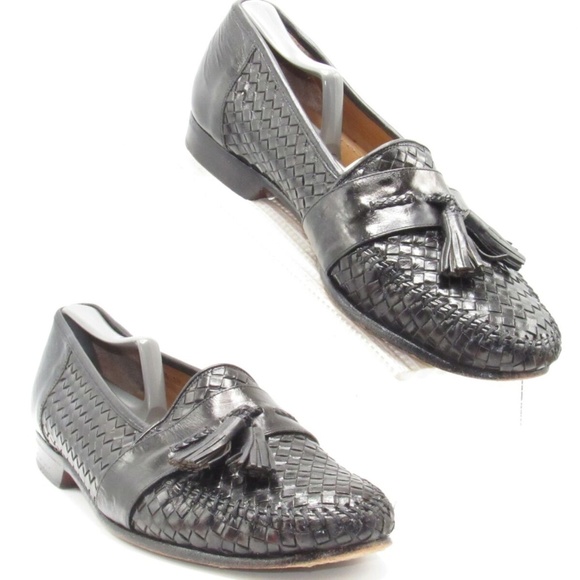 Magnanni 5933 Size 10 M Black Woven Loafer C3A C2 main image 4